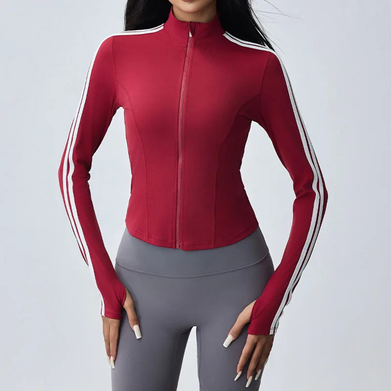 Ivy Line Activewear Zip-Up Top