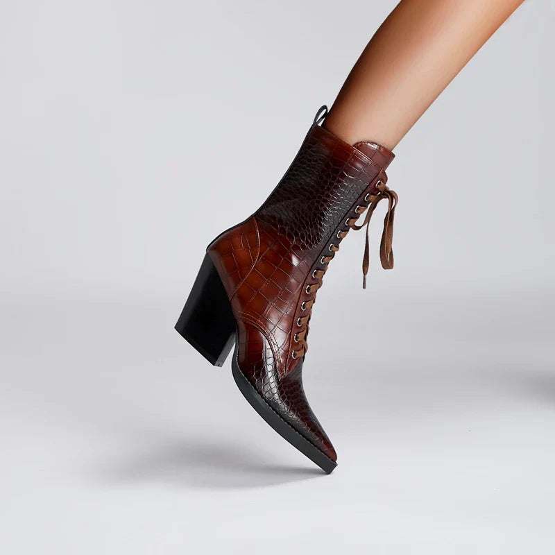 Izzy Ryder Lace-up Boots