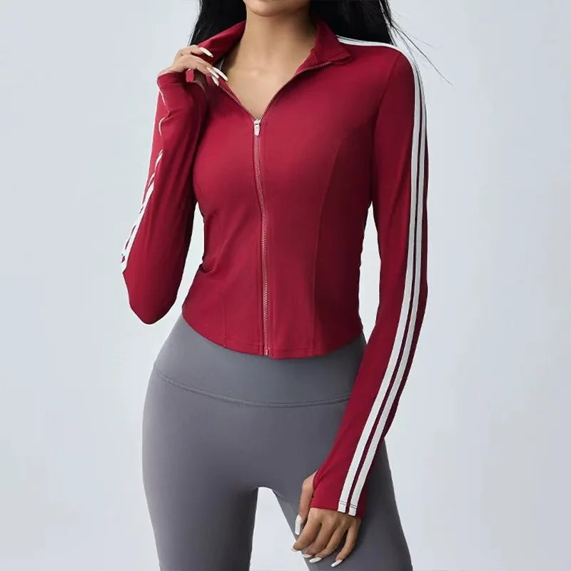 Ivy Line Activewear Zip-Up Top