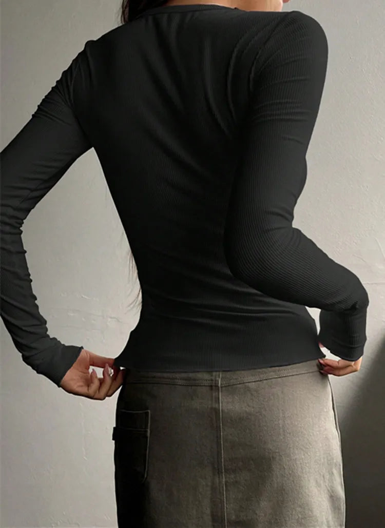 Luxe Rib Henley