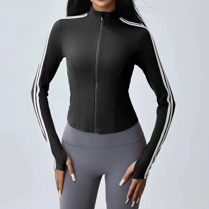 Ivy Line Activewear Zip-Up Top
