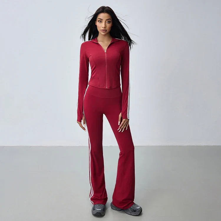 Ivy Line Activewear Zip-Up Top