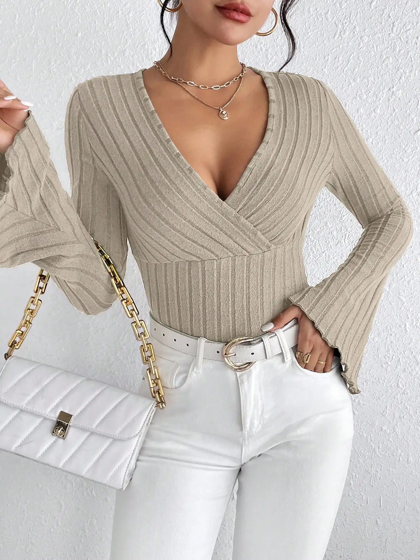 Esmeralda Wide-Sleeved Knit Top