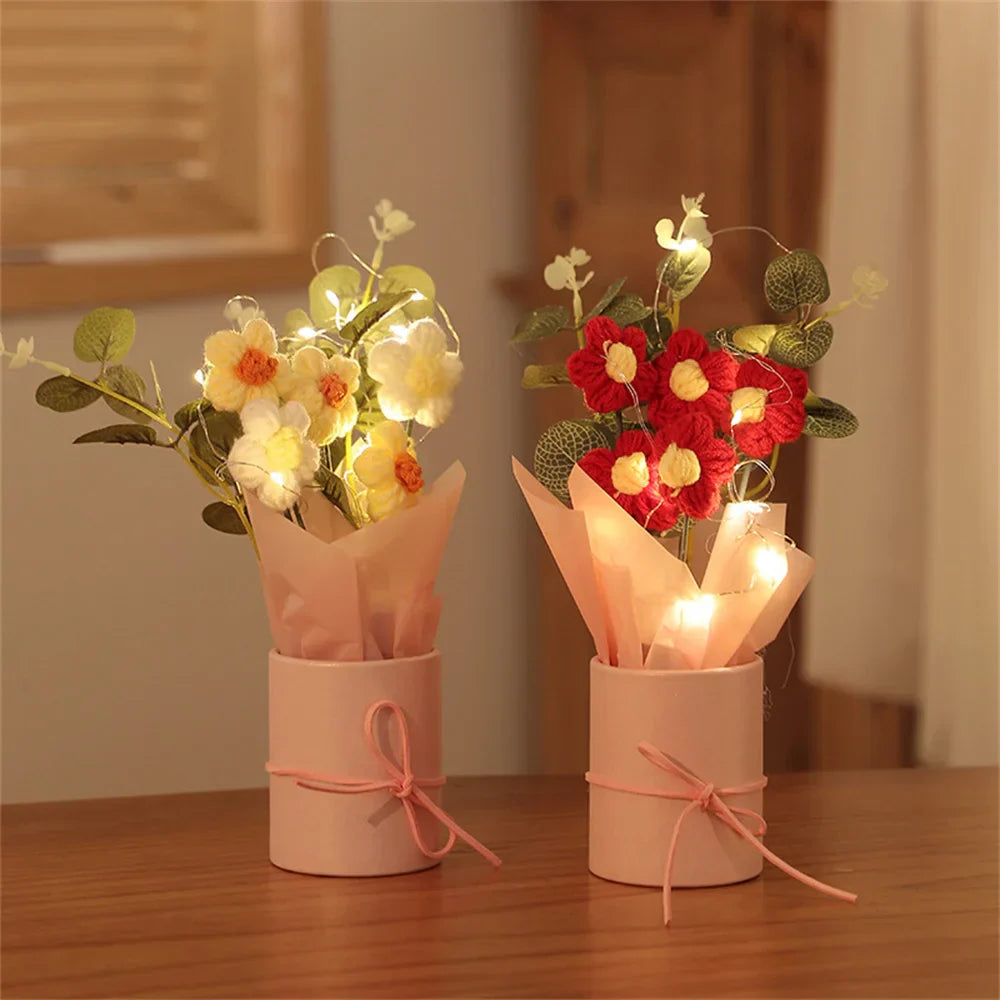 Velmora Knitted Flower Bouquet