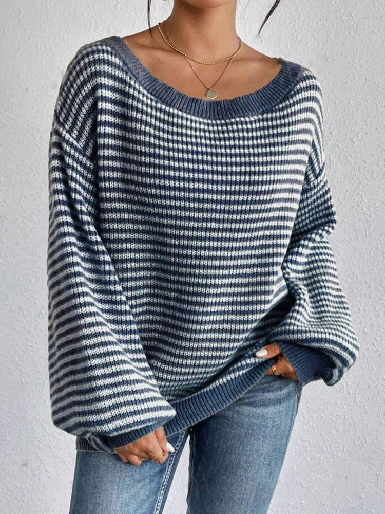 Milo Shoulder Drop Knit Pullover