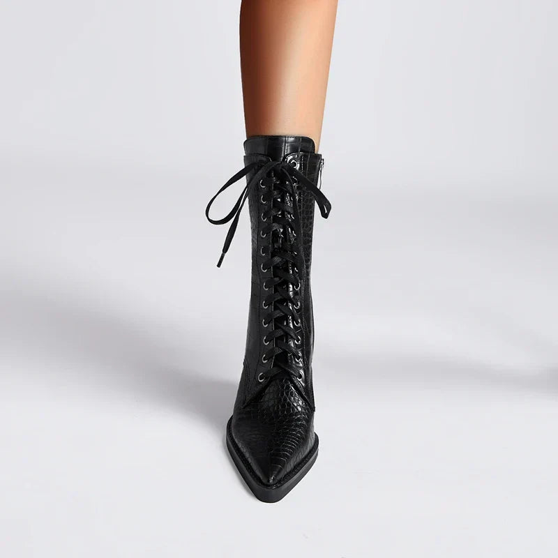 Izzy Ryder Lace-up Boots