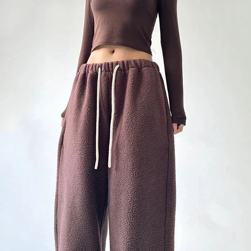 Elena Rose Sherpa Sweatpants