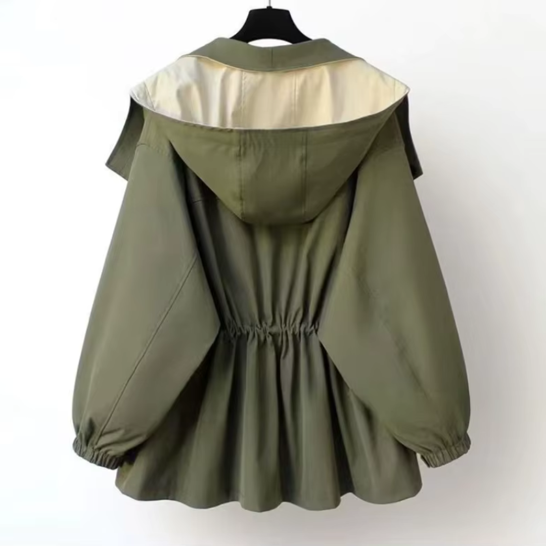 Everly Layered Panel Windbreaker