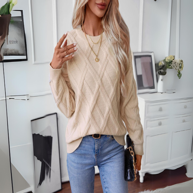 Diana Diamond Knit Sweater