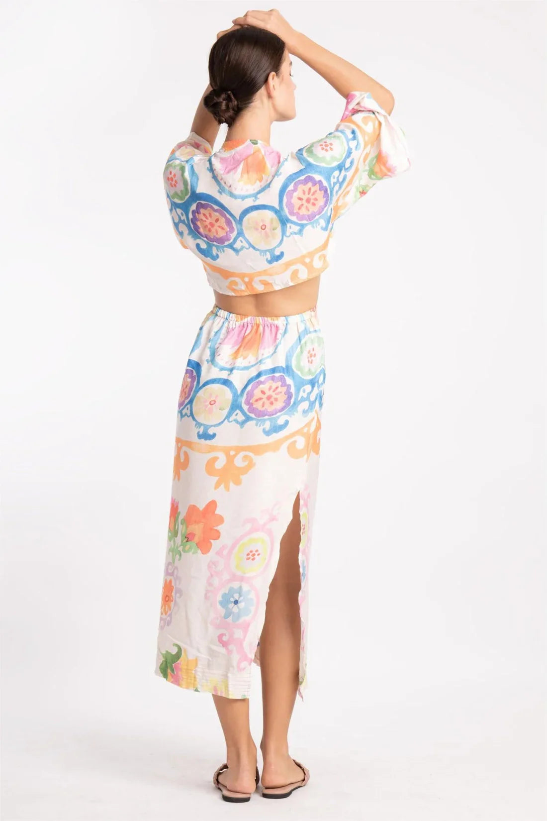 Sabrina Babydoll Linen Dress