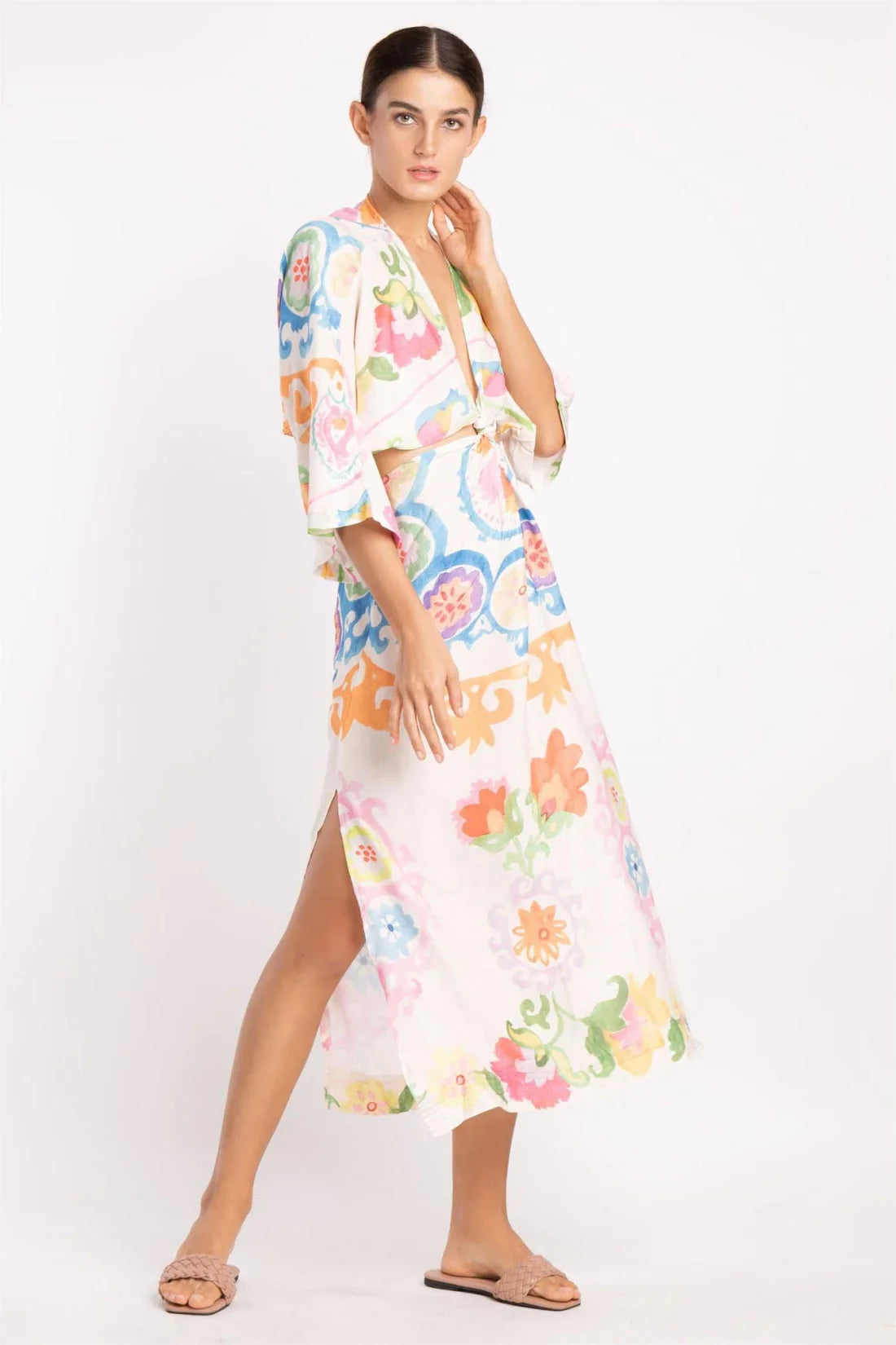 Sabrina Babydoll Linen Dress