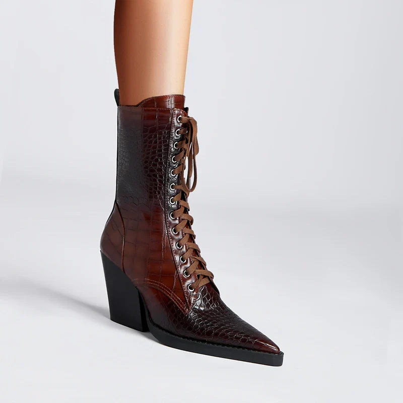 Izzy Ryder Lace-up Boots