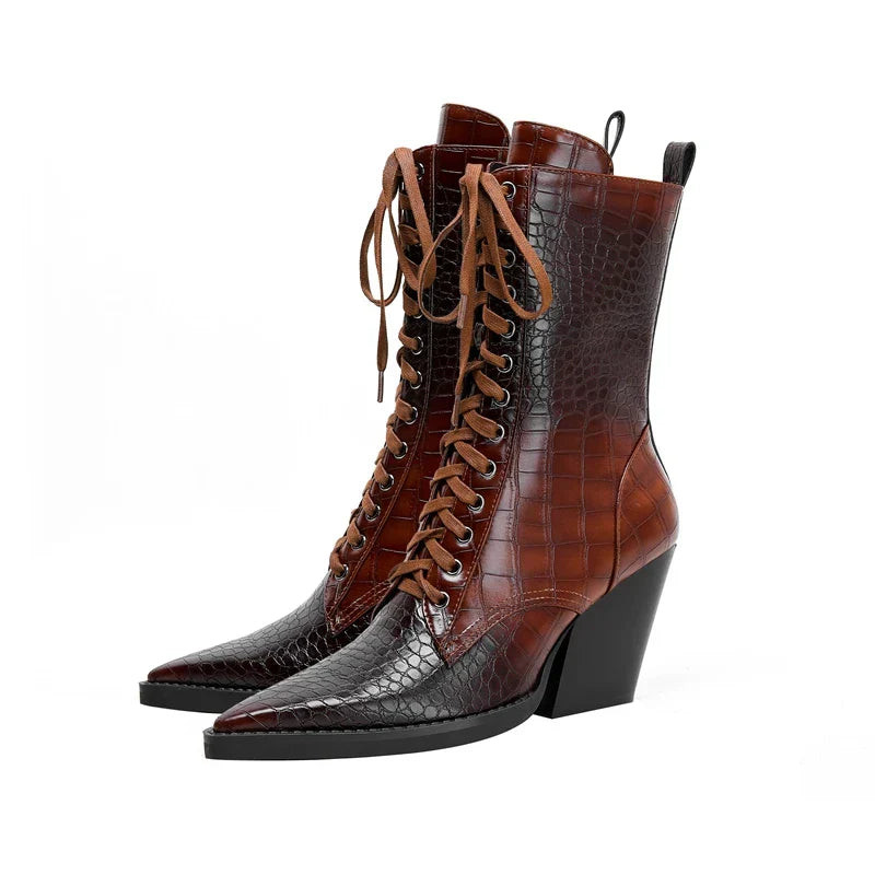 Izzy Ryder Lace-up Boots