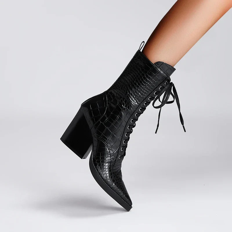 Izzy Ryder Lace-up Boots