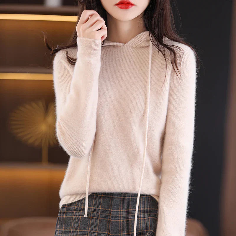 Fiona 100% Merino Wool Hoodie