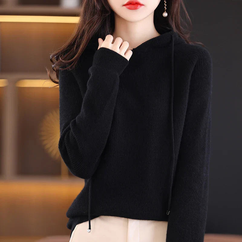 Fiona 100% Merino Wool Hoodie