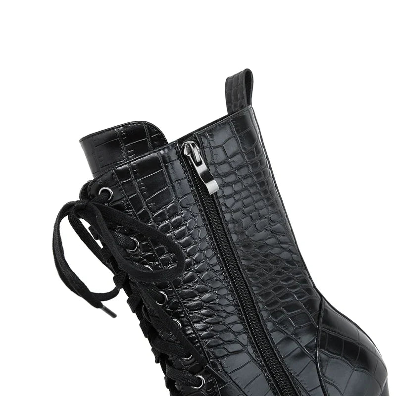 Izzy Ryder Lace-up Boots