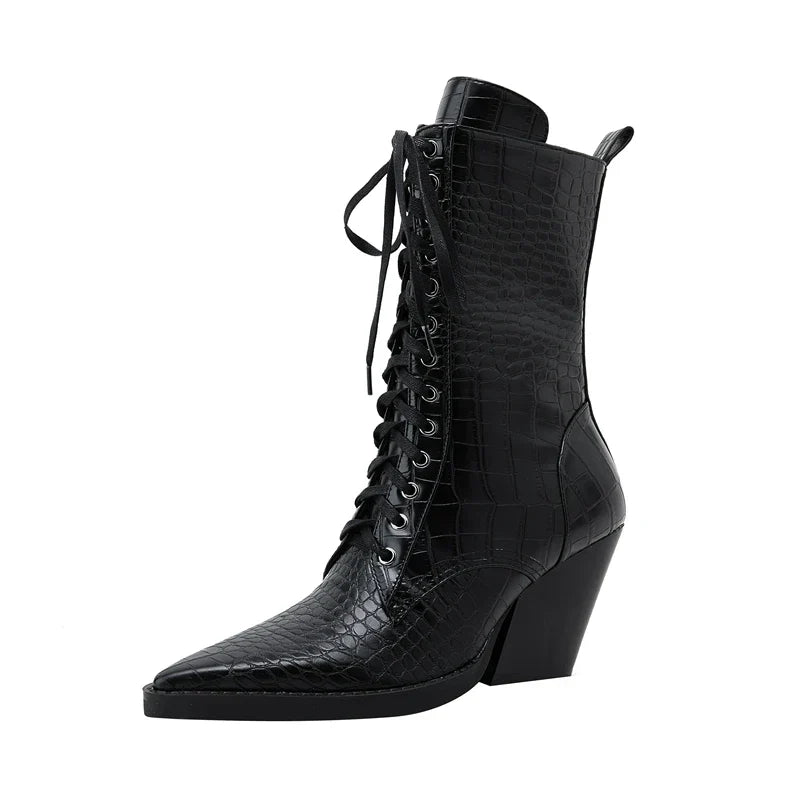 Izzy Ryder Lace-up Boots