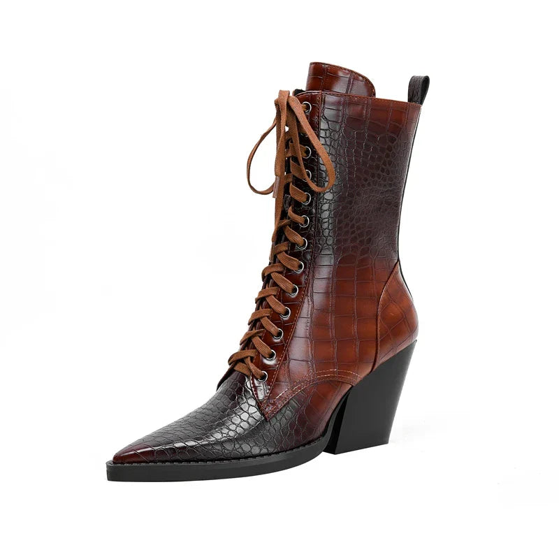 Izzy Ryder Lace-up Boots
