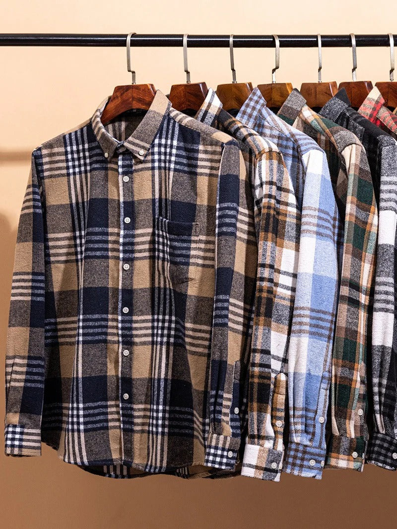 Wexler Plaid Cotton Shirt