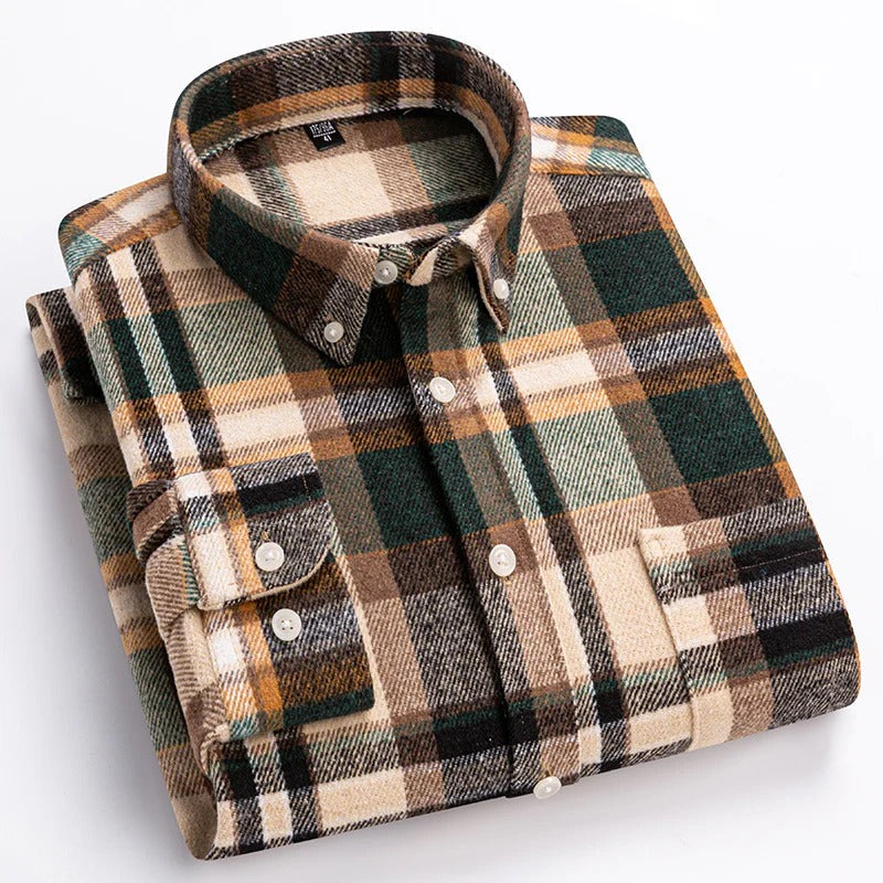 Wexler Plaid Cotton Shirt